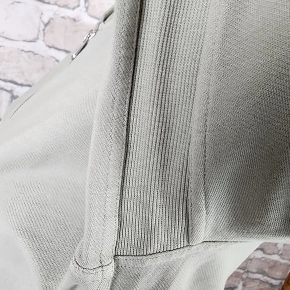 Athleta Farallon Knit Bomber Jacket Zip Front Fern Green Size XS - Picture 13 of 16